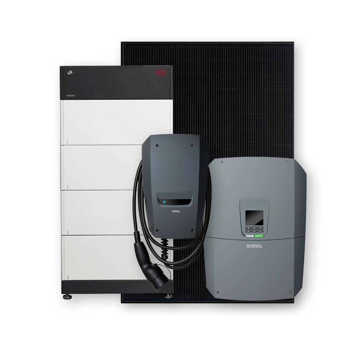 Komplettpaket mit Wallbox und Speicher