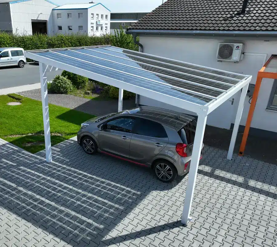 Enpow Solar-Carport zur Stromerzeugung und Schutz für Fahrzeuge