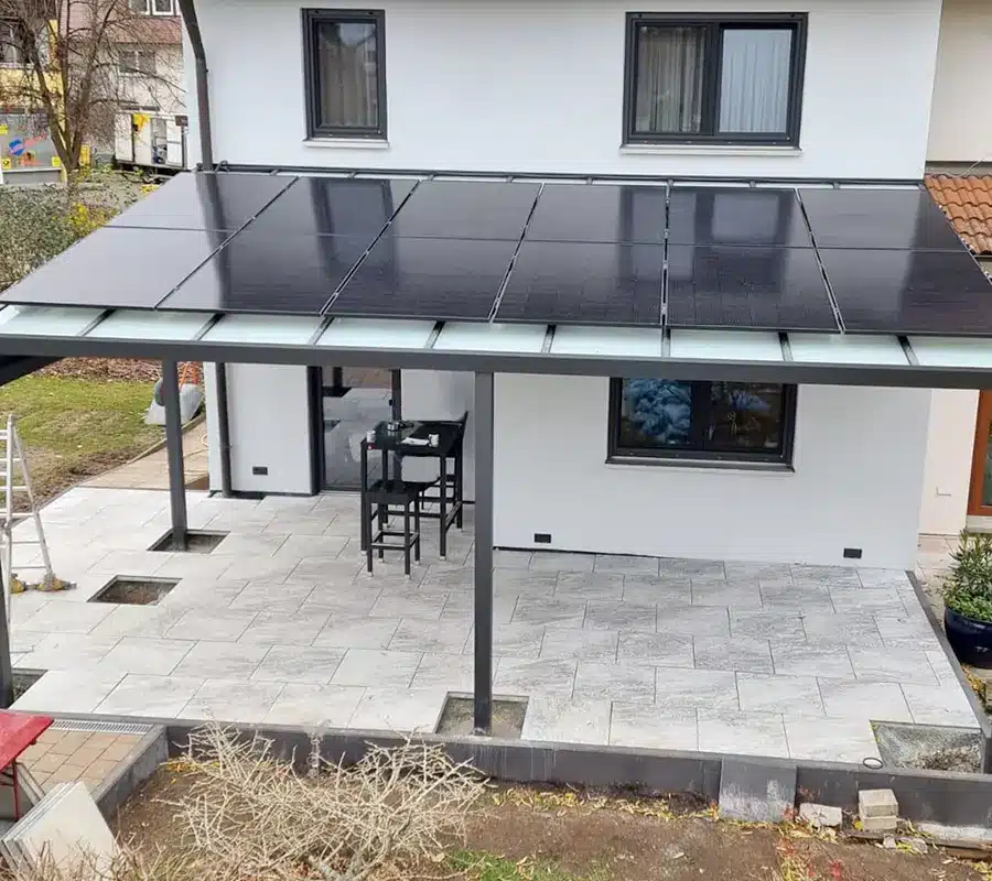 Referenz Solarterrassenüberdachung