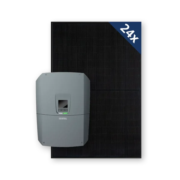 Solarpaket L mit Photovoltaikmodulen und Wechselrichter